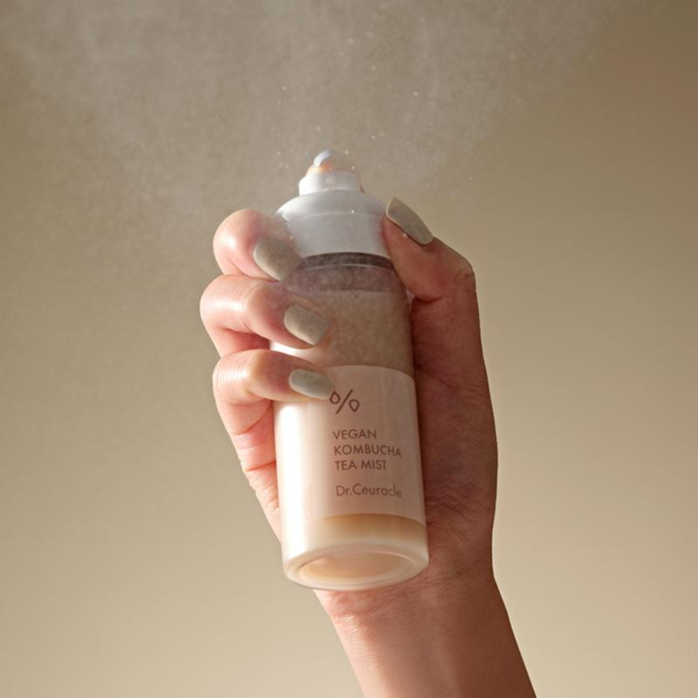 Dr. CEURACLE Vegan Kombucha Tea Mist 80ml - Веганський міст-спрей з екстрактом комбучі і чорного чаю - фото №1